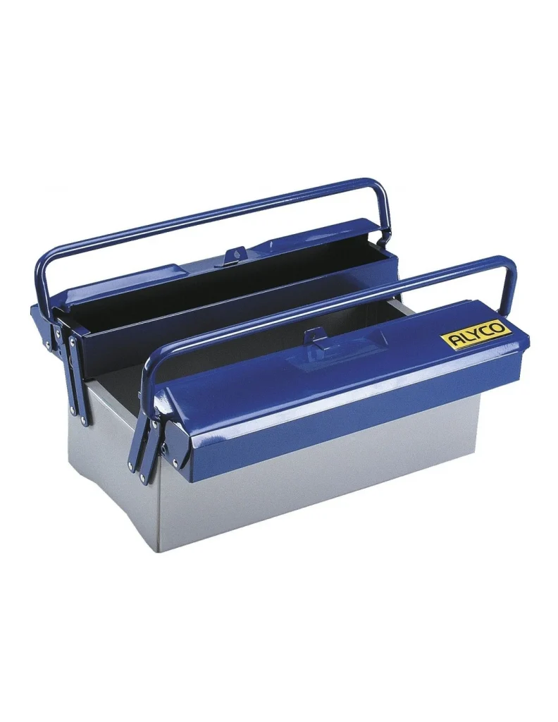 caja metalica de herramientas de 3 bandejas